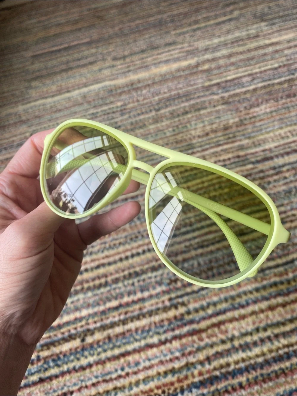 Goodr Lime “Margs in First Class” Mach G Aviator Sunglasses unisex
